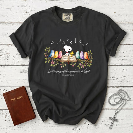 Comfort Colors Christian Psalm 89 1 Goodness of God Faith Gift T-Shirt