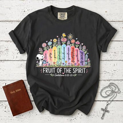 Comfort Colors Fruit of the Spirit Galatians 5:22 Garden Faith T-Shirt