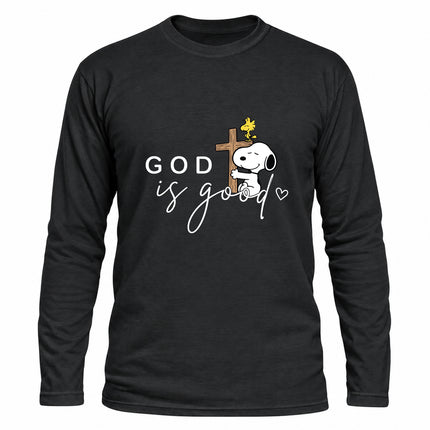 God Is Good Cross Christian Faith Christmas Gift Long Sleeve T-Shirt
