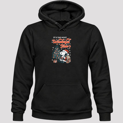 Most Wonderful Time Christmas Tree Holiday Gifts Hoodie