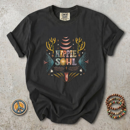 Comfort Colors Hippie Soul Boho Desert Cactus Retro T-Shirt