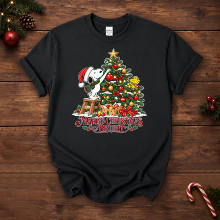 Making Christmas Bright Decorated Tree T-Shirt