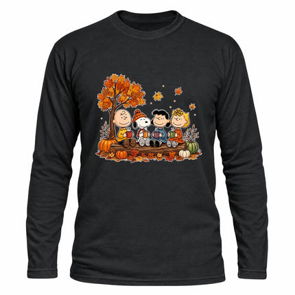 Cozy Fall Coffee Pumpkin Autumn Long Sleeve T-Shirt