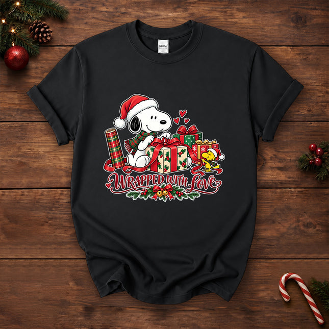 Wrapped With Love Christmas Gift Wrapping T-Shirt