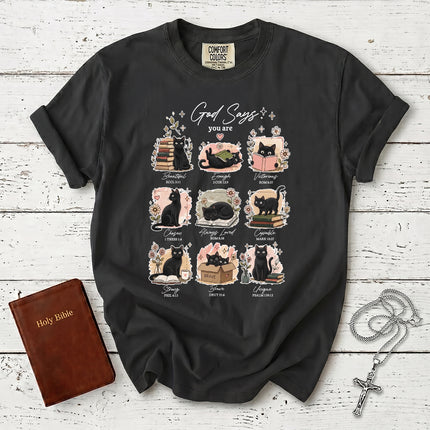 Comfort Colors God Says You Are Bible Verse Christian T-Shirt