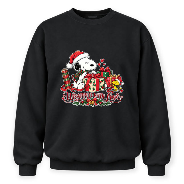 Wrapped With Love Christmas Gift Wrapping Sweatshirt