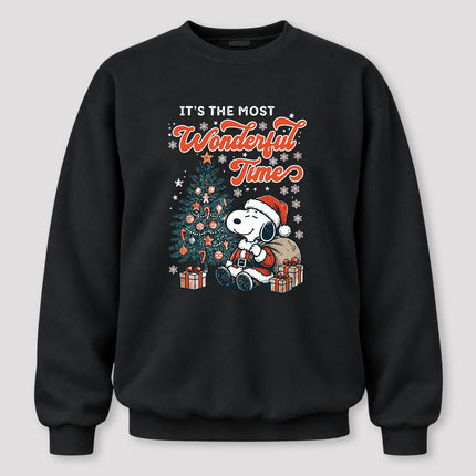 Most Wonderful Time Christmas Tree Gifts Sweatshirt