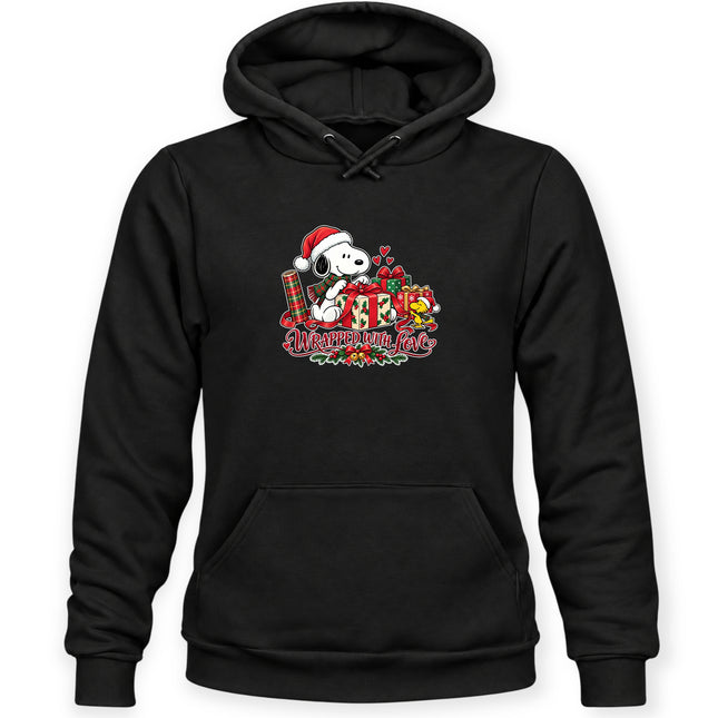 Wrapped With Love Christmas Gift Wrapping Hoodie