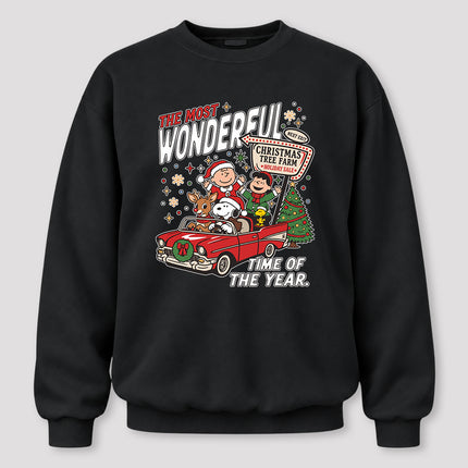 The Most Wonderful Time of the Year Christmas Tree Farm Sweatshirt