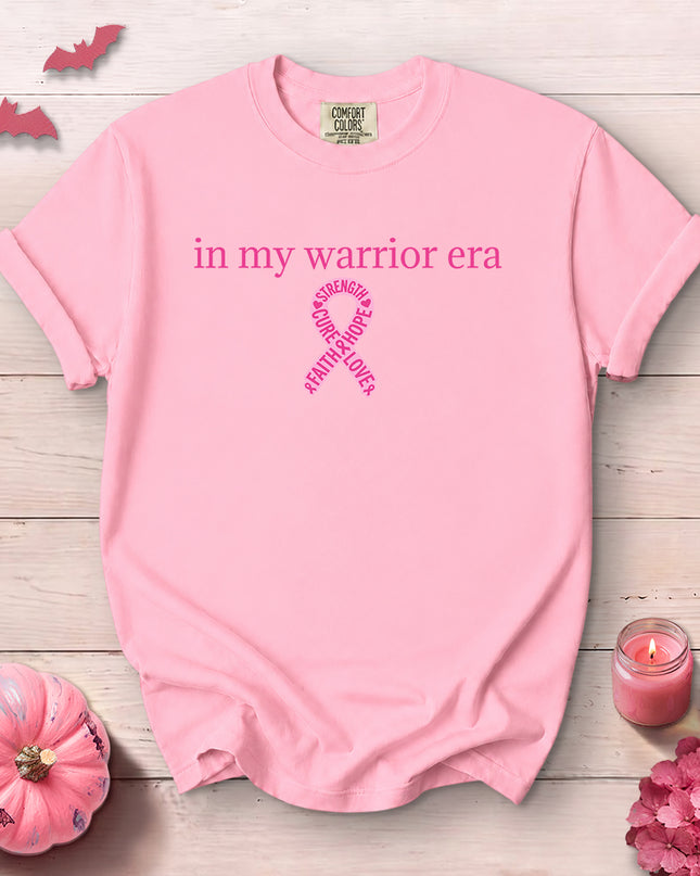 Comfort Colors In My Warrior Era Breast Cancer Awareness T-Shirt