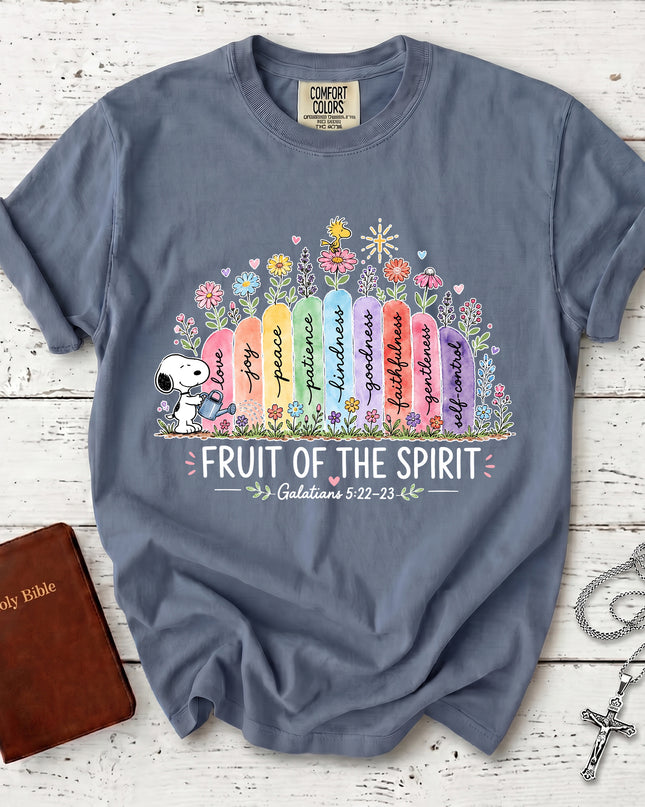 Comfort Colors Fruit of the Spirit Galatians 5:22 Garden Faith T-Shirt