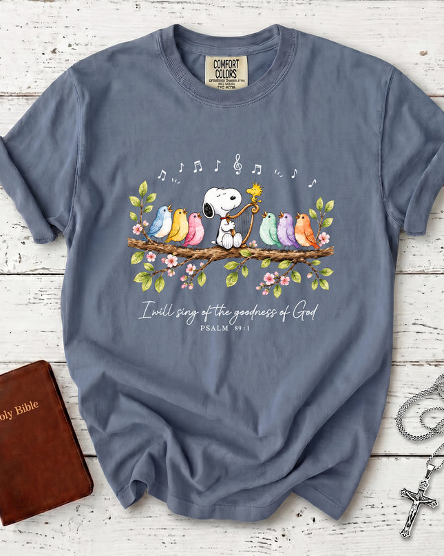 Comfort Colors Christian Psalm 89 1 Goodness of God Worship Gift T-Shirt