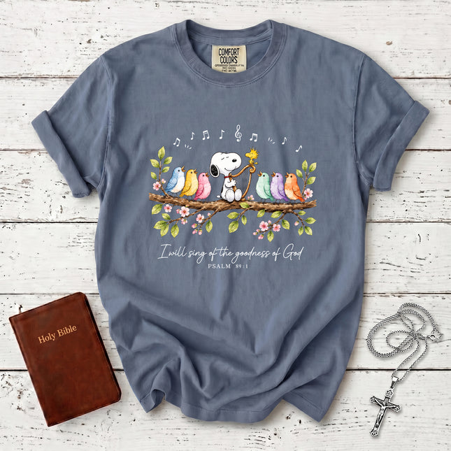 Comfort Colors Christian Psalm 89 1 Goodness of God Worship Gift T-Shirt