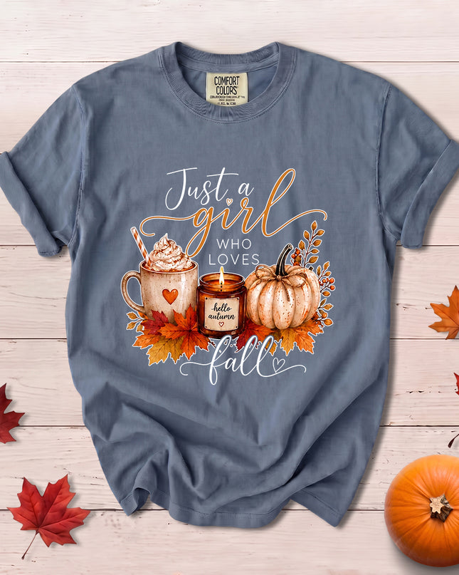 Comfort Colors Fall Autumn Pumpkin Spice Coffee Cozy Season T-Shirt