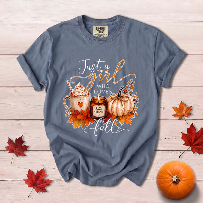 Comfort Colors Fall Autumn Pumpkin Spice Coffee Cozy Season T-Shirt