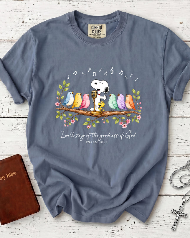 Comfort Colors Christian Psalm 89 1 Goodness of God Worship Song T-Shirt