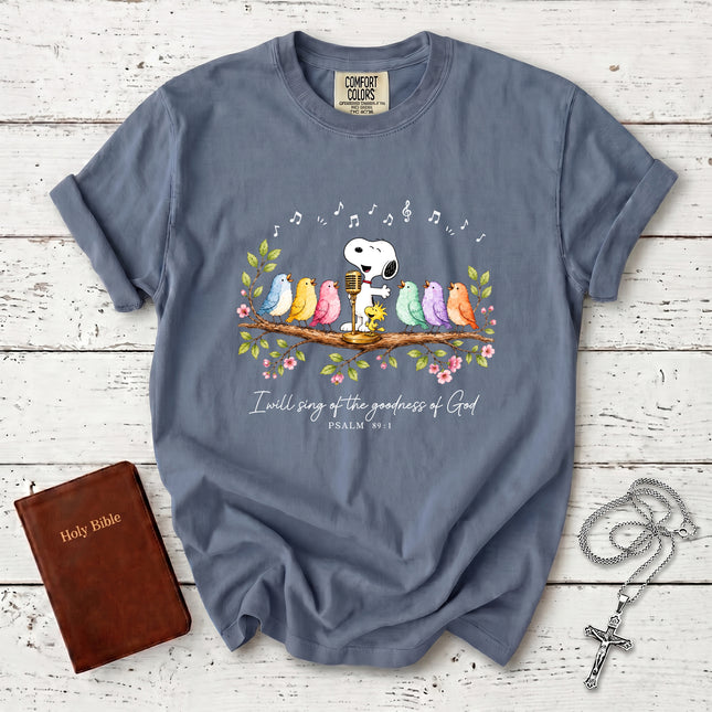 Comfort Colors Christian Psalm 89 1 Goodness of God Worship Song T-Shirt