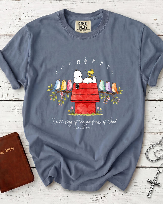 Comfort Colors Christian Psalm 89 1 Goodness of God Worship T-Shirt