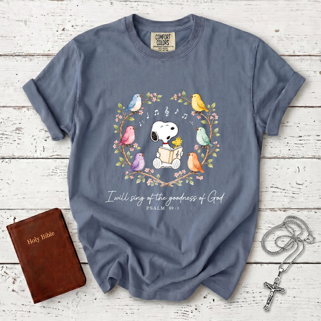 Comfort Colors Christian Psalm 89 1 Goodness of God Worship T-Shirt