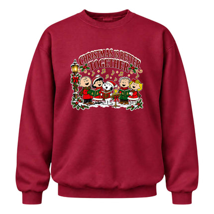 Christmas Is Better Together Caroling Holiday Sweatshirt