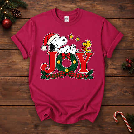 Christmas Joy Wreath Holiday Cheer T-Shirt