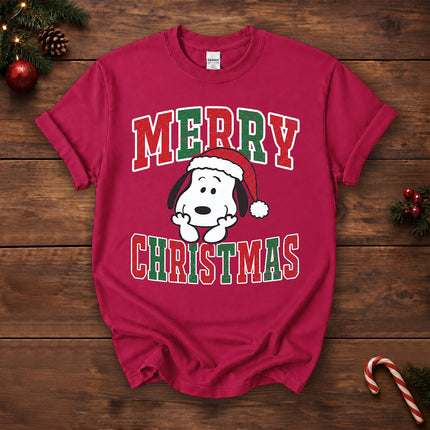 Merry Christmas Vintage Distressed Holiday T-Shirt