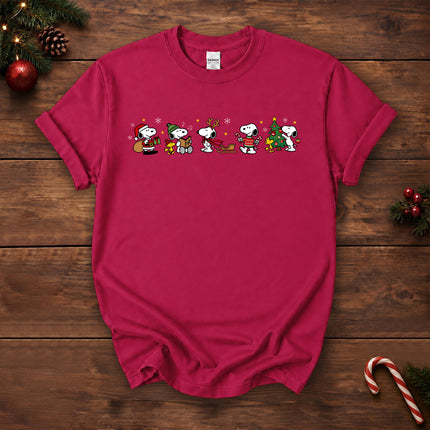 Christmas Holiday Friends Carols Tree Gifts T-Shirt