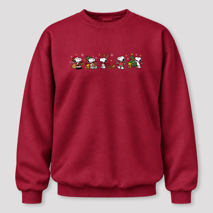 Christmas Holiday Friends Gifts Carols Sleigh Tree Sweatshirt