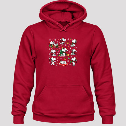 Christmas Santa Hat Holiday Gift Collage Hoodie
