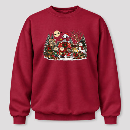 Christmas Tree Farm Hot Cocoa Winter Village Sweatshirt