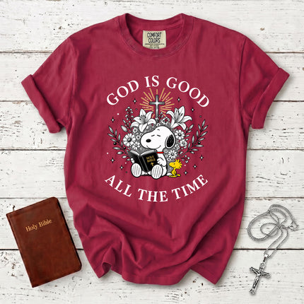 Comfort Colors God Is Good All The Time Christian Bible Faith Gift T-Shirt