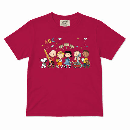 Comfort Colors Back To School First Day Classroom Friends Kid T-Shirt