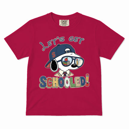 Comfort Colors Back To School Let's Get Schooled First Day Kid T-Shirt