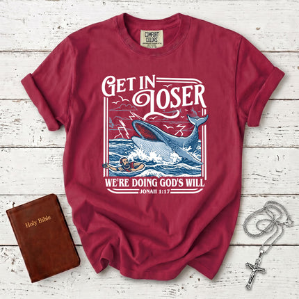 Comfort Colors Funny Christian Gods Will Bible Verse T-Shirt