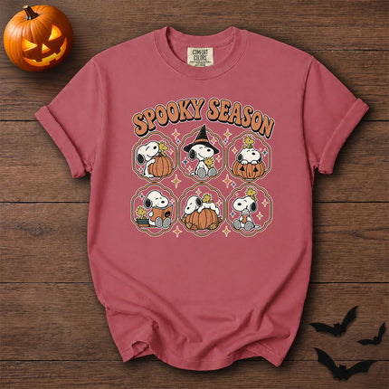 Comfort Colors Spooky Season Pumpkin Halloween Graphic T-Shirt