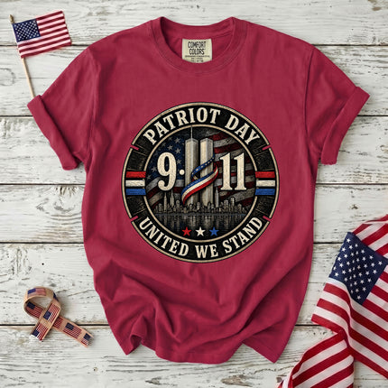 Comfort Colors 25th Anniversary Patriot Day 911 United We Stand T-Shirt
