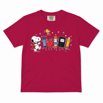 Comfort Colors Back To School Cute School Supplies Kid T-Shirt