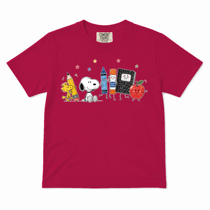 Comfort Colors Back To School Cute School Supplies Kid T-Shirt