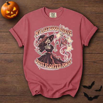 Comfort Colors Halloween Witch Skeleton Ghost Graphic T-Shirt