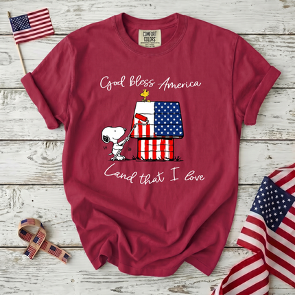 Comfort Colors God Bless America T-Shirt