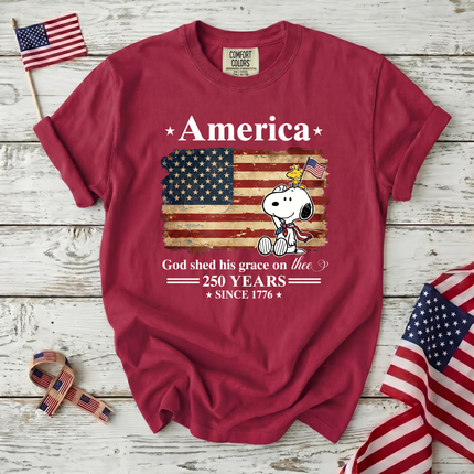 Comfort Colors 250 Years Of Freedom Liberty T-Shirt