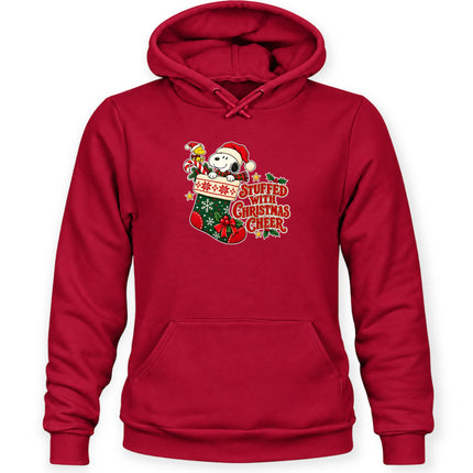 Stuffed With Christmas Cheer Holiday Stocking Hoodie