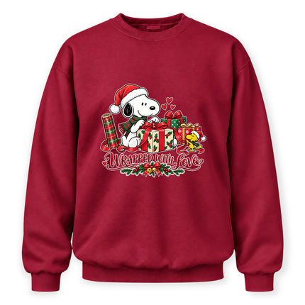Wrapped With Love Christmas Gift Wrapping Sweatshirt