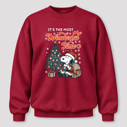 Most Wonderful Time Christmas Tree Gifts Sweatshirt