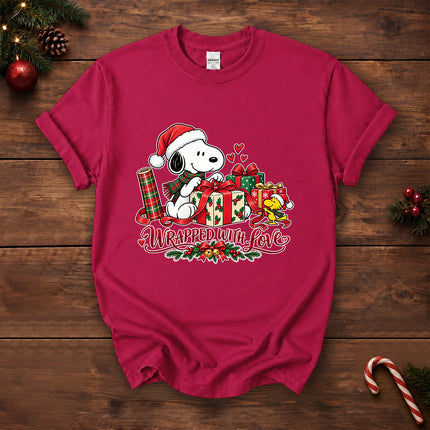 Wrapped With Love Christmas Gift Wrapping T-Shirt