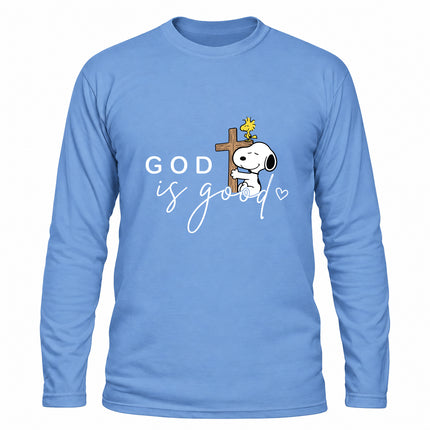 God Is Good Cross Christian Faith Christmas Gift Long Sleeve T-Shirt