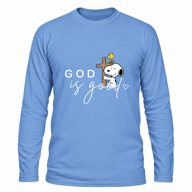 God Is Good Cross Christian Faith Christmas Gift Long Sleeve T-Shirt
