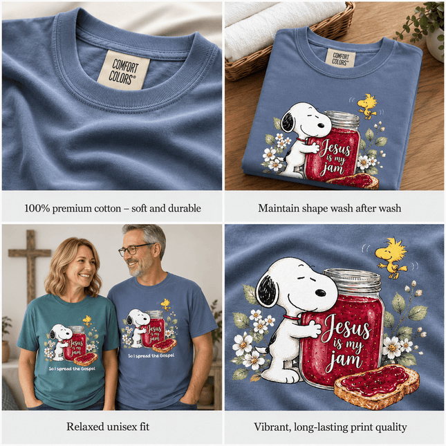 Comfort Colors Jesus Is My Jam Spread the Gospel T-Shirt