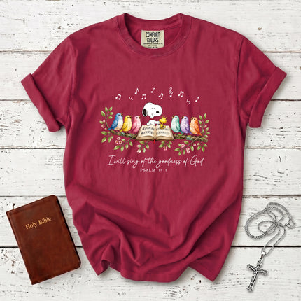 Comfort Colors Christian Psalm 89 1 Goodness of God Faith Gift T-Shirt