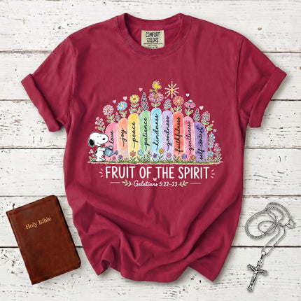 Comfort Colors Fruit of the Spirit Galatians 5:22 Garden Faith T-Shirt